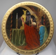 Vintage Collection Plate The First Commandmen...