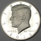 2016-S Silver Proof Kennedy Half Dollar - (PR) KM#A202c Album Toned - 8496