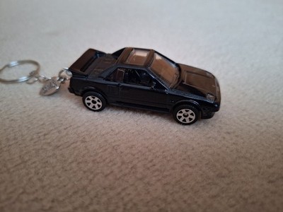 Premium Schlüsselanhänger Toyota MR2 Schwarz Sportwagen MATCHBOX Auto Car Model