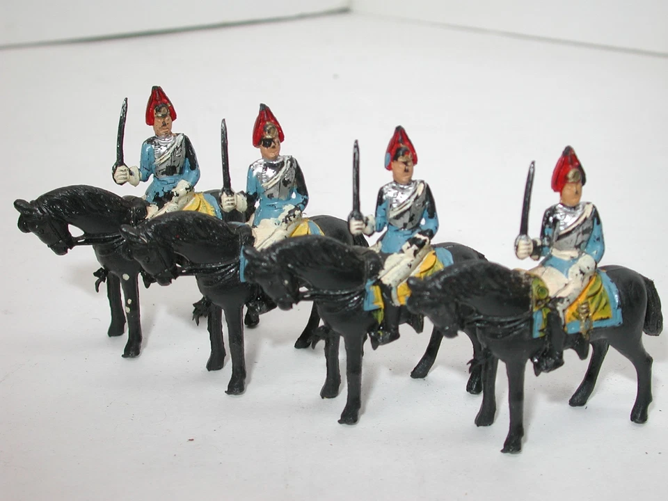 Guardias montados Charbens Inglaterra a caballo cantidad 4 de plástico Foto 2 de 4