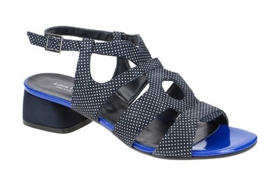 Linea Uno Schuhe F1112 blau Damen Sandalette Riemchen Sandalen F1112SP-21Mell