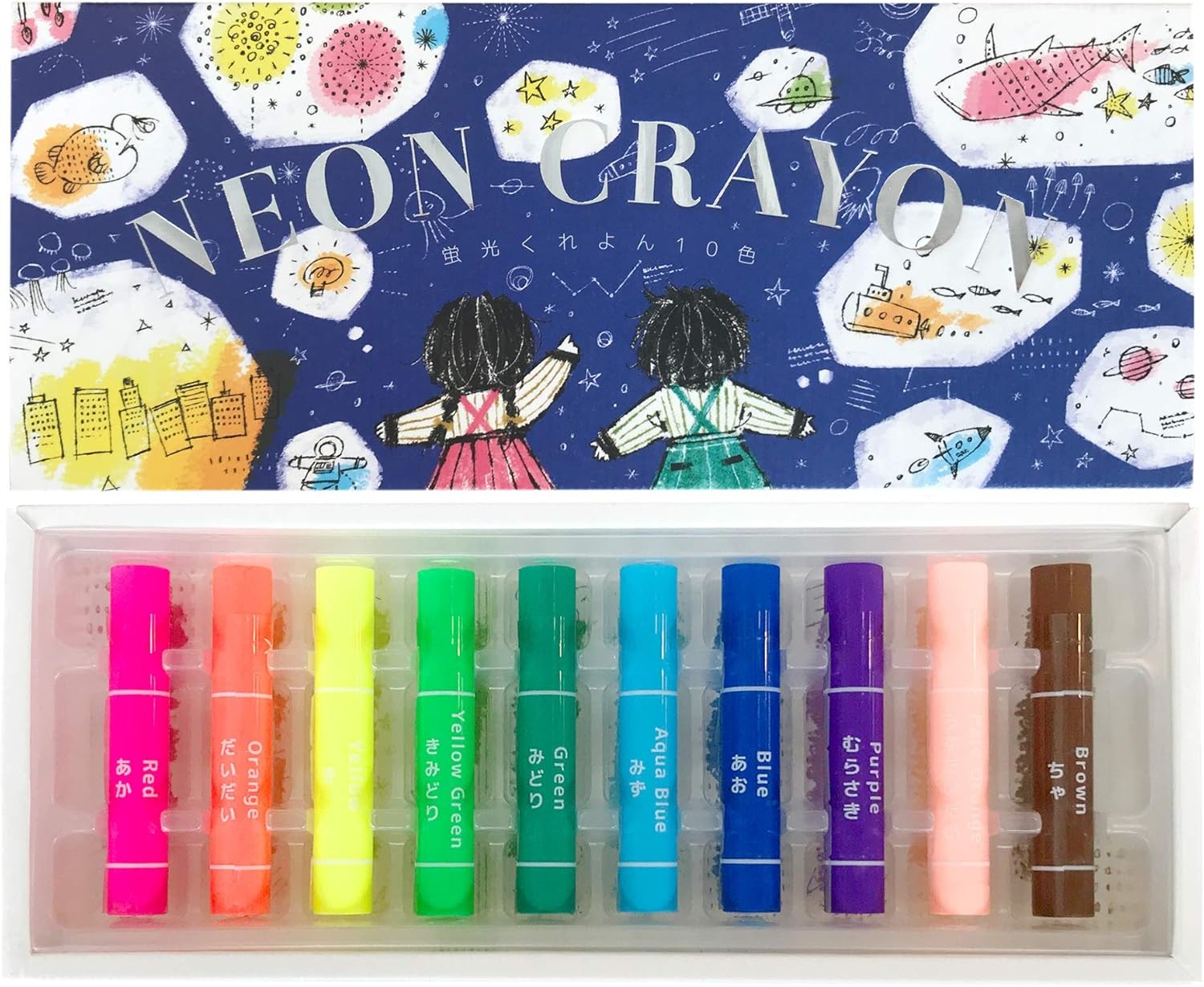 Crayons 10 Colors Ke
