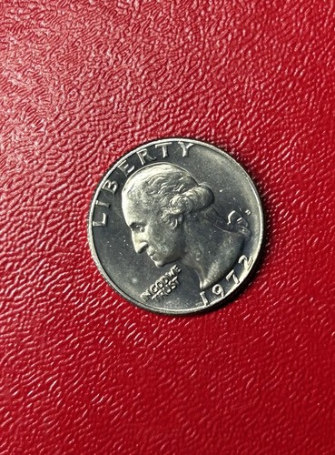 1972 D Washington Quarter High Grade Brilliant Uncirculated Exactly Imaged #CW11 - Picture 8 of 9