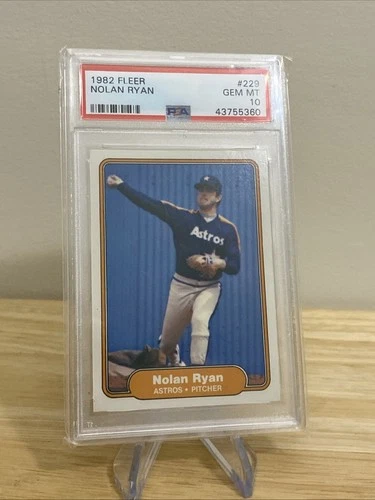 1982 Nolan Ryan #229 Fleer PSA 10 Houston Astros HOF GOAT