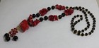 red sea coral nuggets/pendant necklace/$0.85 combine s/h fee (w154-w3) — photo 1