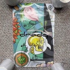Dredg Signed Promo Poster Interscope Records Art Rock Band Autographed Print Vtg