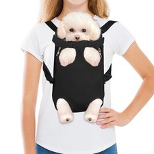 Dog Carrier Backpack Pet Legs Out Front Cat Travel Bag, Adjustable Puppy Back...