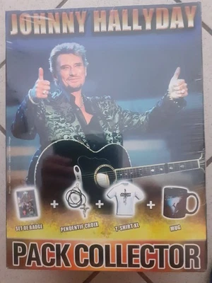 JOHNNY HALLYDAY 1 coffret PACK COLLECTOR neuf sous blister complet - Photo 1/3