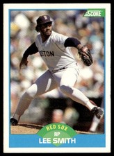 1989 Score Lee Smith Boston Red Sox #150