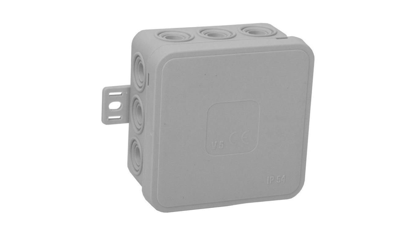 Surface Mounted Box Empty 12 Inlets V5 Click GREY IP54 035-03