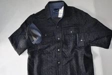 Tommy Bahama Cobble Hill CPO Shirt Jacket Ash Grey ST227165  $188 New Medium M