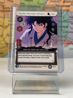 SHIPS SAME DAY Naraku, Deceptive Demon #117 InuYasha TCG Trading Card Game