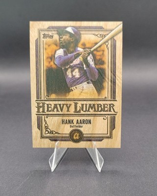 2025 Topps Series 2 Heavy Lumber Hank Aaron #HL-25 Atlanta Braves