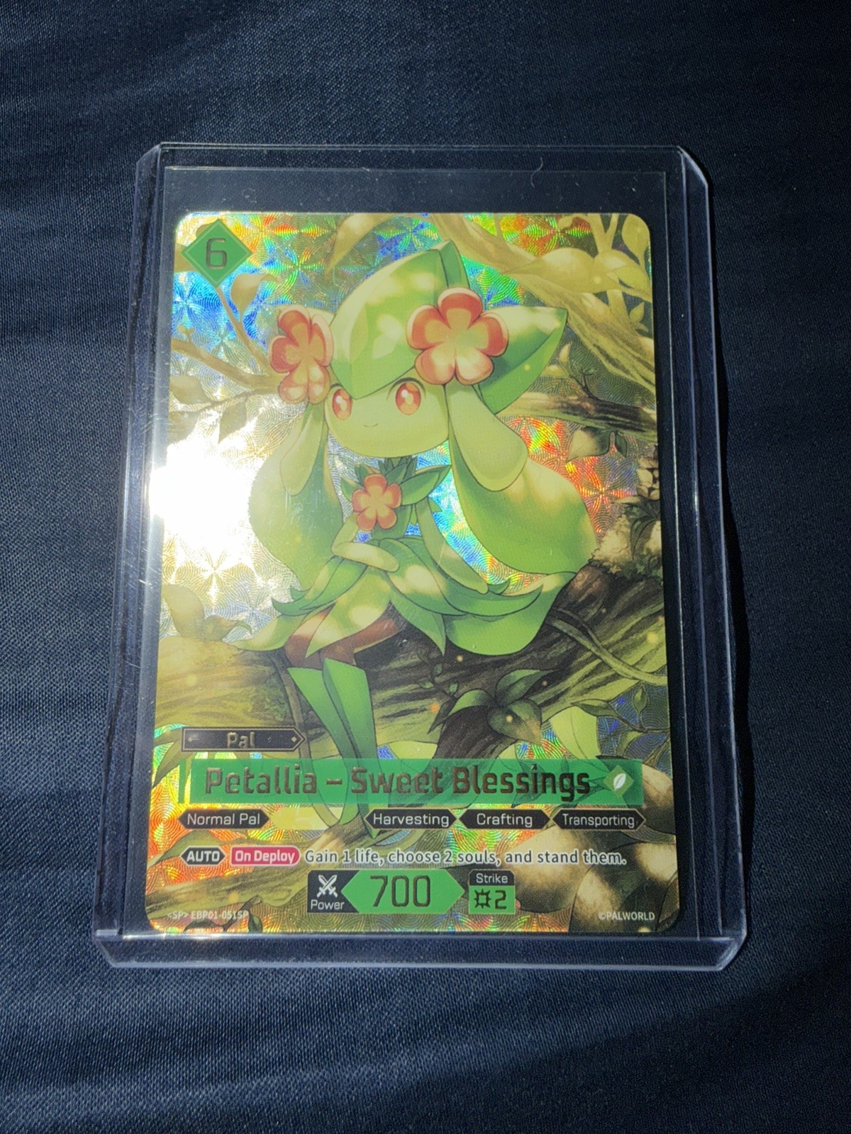 Petallia Sweet Blessings EBP01-051 SP Dawn of Palpagos Palworld TCG Card