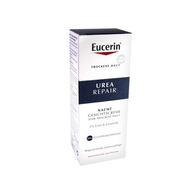 Eucerin UreaRepair 5% Urea Nacht Gesichtscreme, 50 ml
