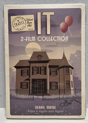 It/It Chapter Two 2-Film Collection (DVD + Walmart Exclusive Postcard) NEW 