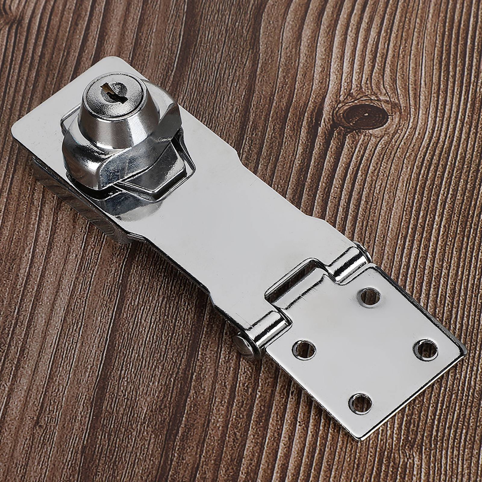 Household Zinc Alloy Anti-Theft Security Cabinet Drawer Door Lock Hasp Hardware