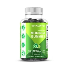 Vitamatic Sugar Free Moringa Gummies 10000 mg  60 Pectin Based Gummies
