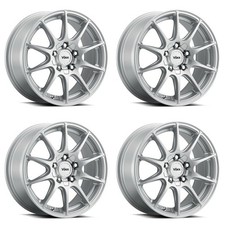 Set 4 16 Voxx Cotto Silver 16x7 Wheels 5x100 5x4.5 40mm Rims