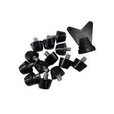 12Pcs Football Boot Studs with Wrench Stable Anti Slip M5 Threading Screw Screw