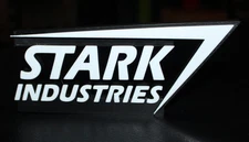 Stark Industries Jumbo 3D printed Logo 10.9 in wide Sign Wall Desk Shelf Art