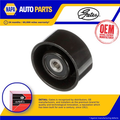 Aux Belt Idler Pulley fits NISSAN NOTE E12 1.2 13 to 16 HR12DE Guide Deflection