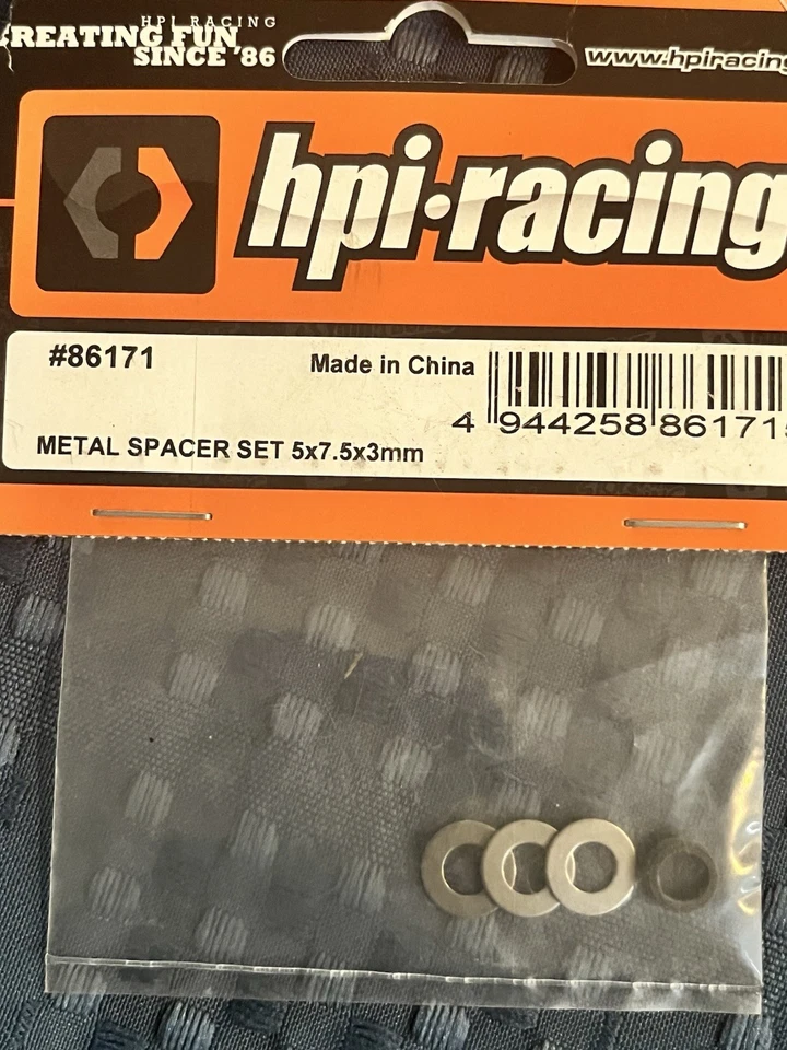 HPI Racing - Metal Spacer Set, 5X7.5X3mm, Savage X Hobby Car Part - Image 2 of 3