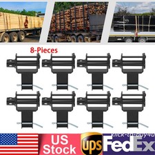  8 Pack Trailer Stake Pocket Winch 1.5"x3" Stake Pocket Winch 5400 Lbs Winch