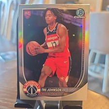 2025-26 Topps Bowman Chrome - Tre Johnson III- BRR-6 Red (RC) Chrome