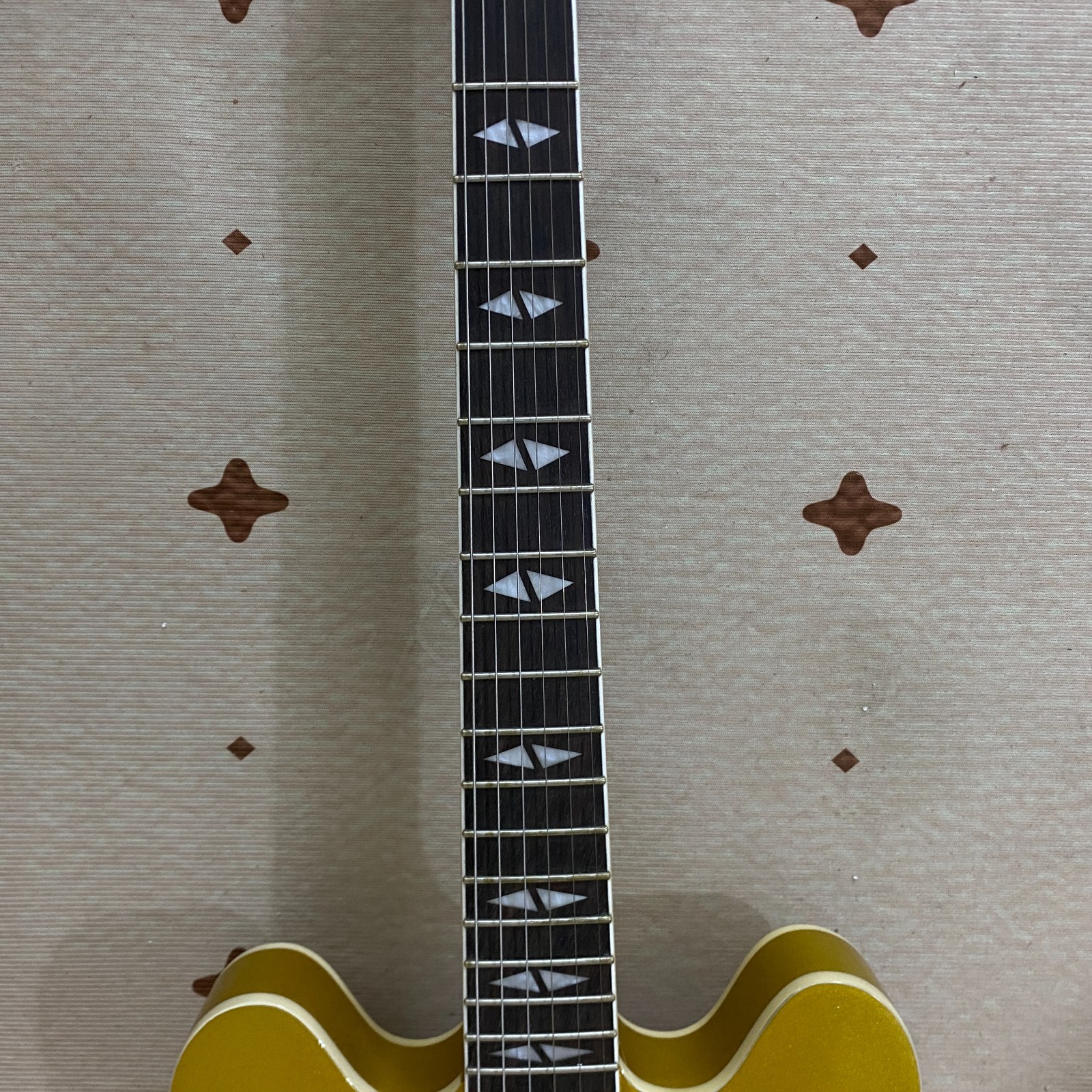 DG 335 GoldTop Electric Guitar Semi-Hollow Body rosewood fretboard FREE Shipping