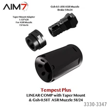 Aim7 Tempest Plus Taper ASR & Gsh-0.58-T Linear Muzzle Compensator 5/8x24