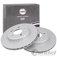 2X A.B.S. Bremsscheiben 300Mm Hinten Passend FüR MERCEDES-BENZ C-KLASSE CLS