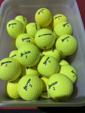 24 SRIXON SOFT FEEL YELLOW GOLF BALLS - PEARL / GRADE A CONDITION - P&P INC
