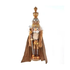 Kurt S. Adler Hollywood Nutcracker Collection, Gold King, 17.5in