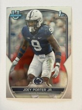 2022 Bowman University - Joey Porter Jr. - 1st Bowman Chrome - #79 - Steelers