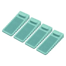 4 Pcs Door Stoppers for Bottom of Door, 1.57 Inch, Green