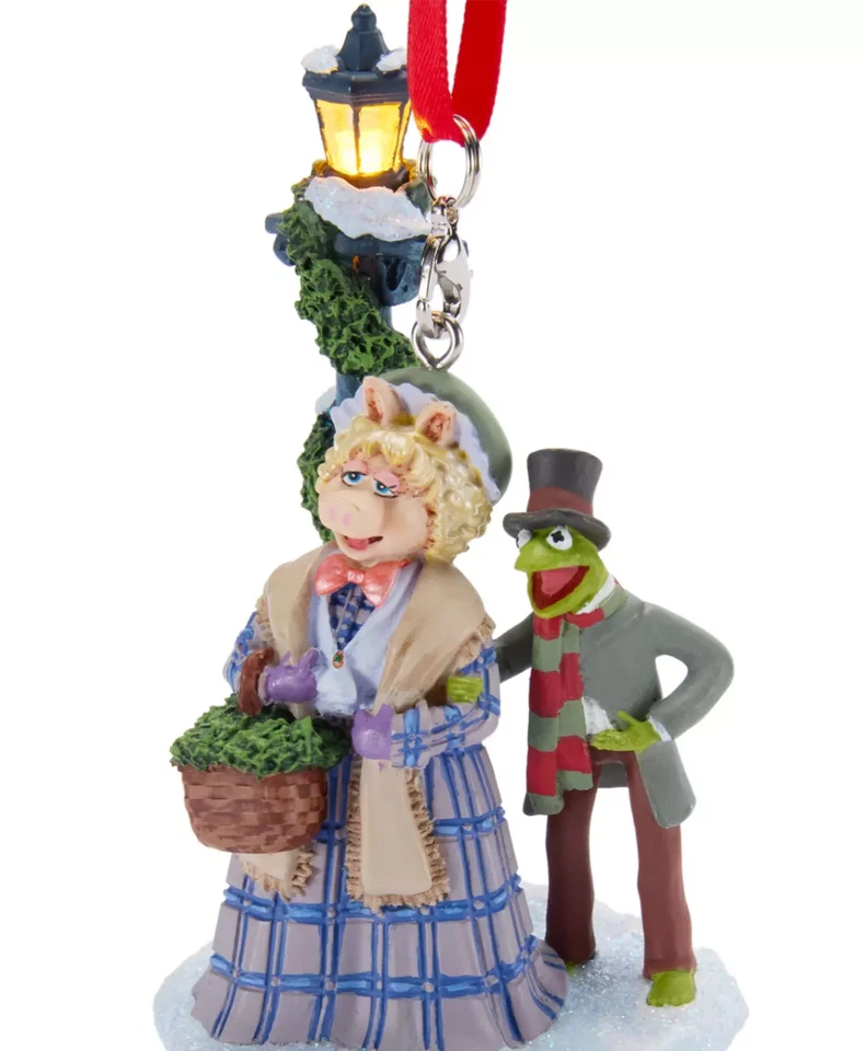 Cuaderno de bocetos Disney Muppets Cuento de Navidad adorno iluminado Kermit Piggy nuevo con etiquetas Foto 2 de 4