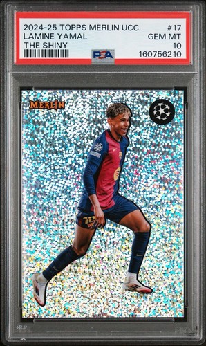 Lamine Yamal #S-17 2024 Topps Merlin UEFA The Shiny card