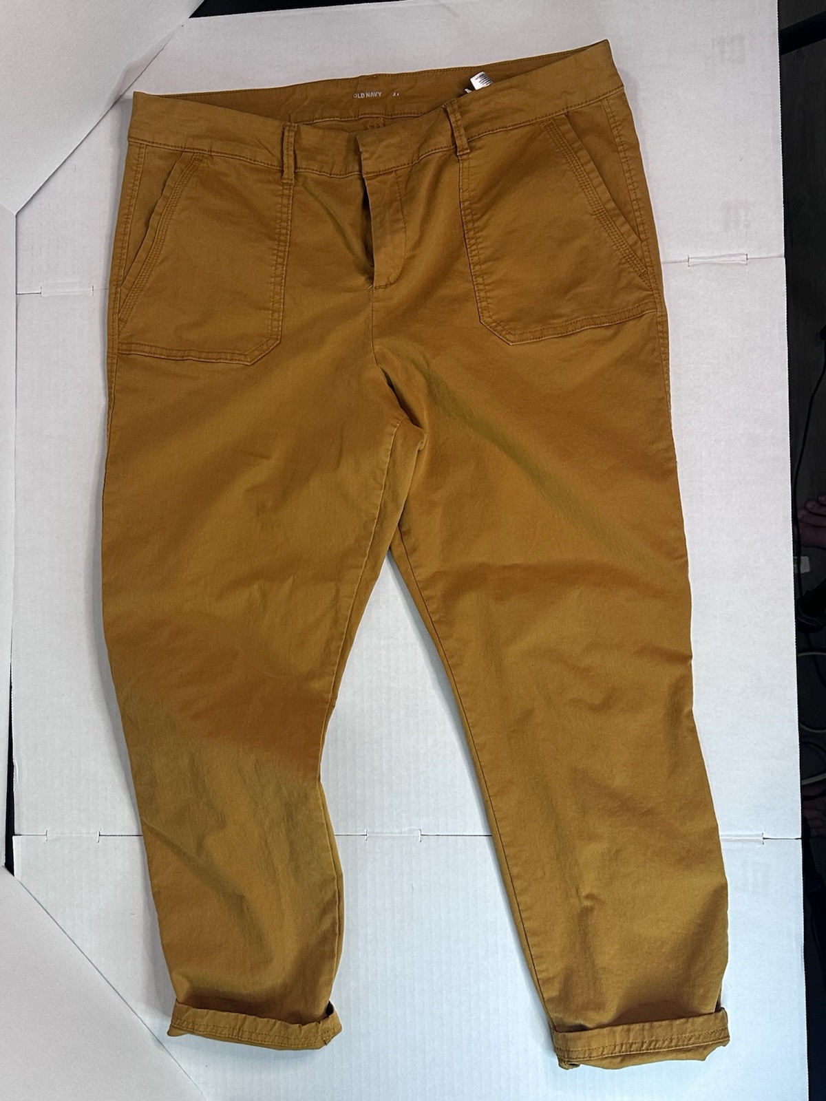 Old Navy Pixie Pants Mustard Yellow Pixie Pants C… - image 4