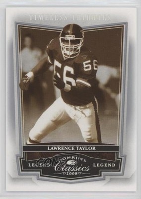 2008 Donruss Classics Legend Timeless Tributes Silver Lawrence Taylor HOF 0s8i
