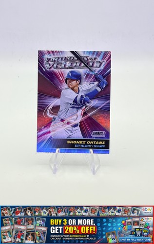 2024 Stadium Club Shohei Ohtani #VV-5 Virtuosos of Velocity Los Angeles Dodgers