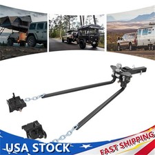 Weight Distribution Hitch Trailer Hitch Black Trailer Hitch Device 1000lbs Max. Weight Distribution Hitch Trailer Hitch Black Trailer Hitch Device 1000lbs Max.