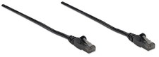 Image of Intellinet Network Patch Cable, Cat6, 10m, Black, CCA, U/UTP, PVC, RJ45, Gold Pl