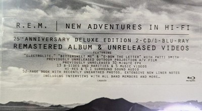 R.E.M. New Adventures In Hi-Fi 2CD + Blu-ray Box Set DLX 25th