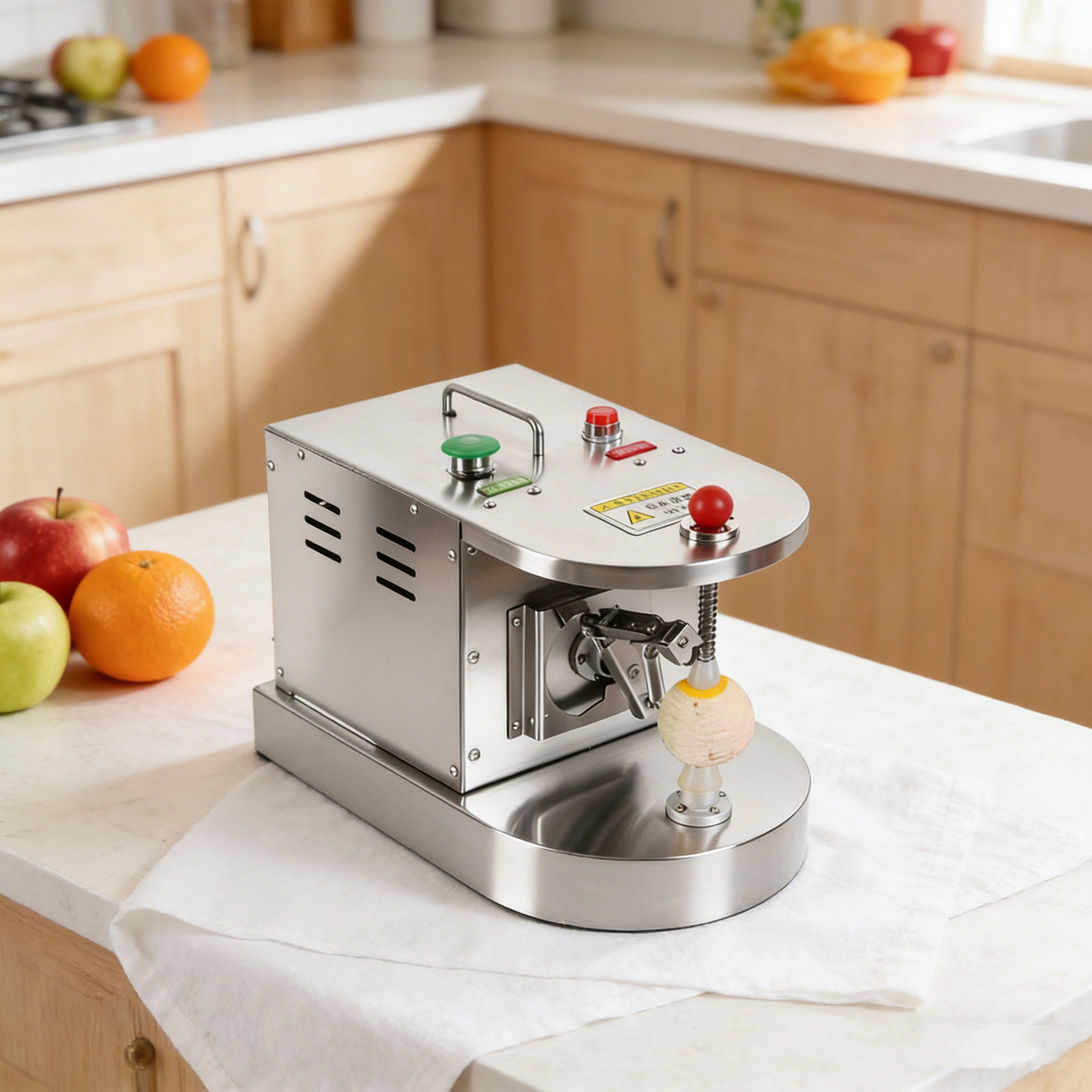 Commercial Electric Peeler Fruit Vegetable Peeling Machine Labor & Time Saving