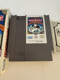 Monopoly Complete Nintendo NES CIB VGC Original Video Game With Manual & Box