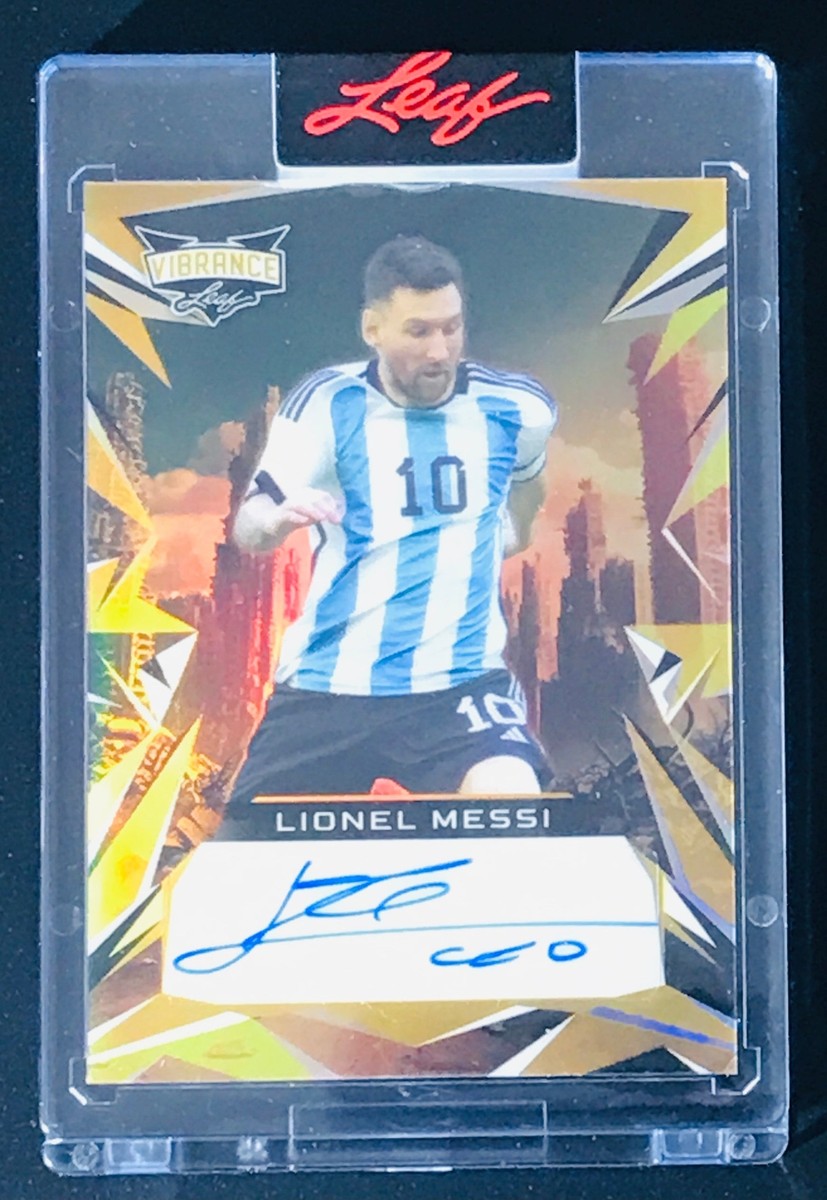 メッシカード Yahoo!オークション - 1of1 メッシ Lionel Messi 2023 Leaf