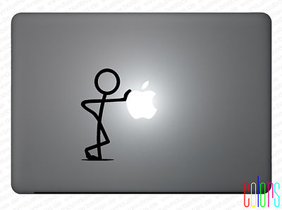 Strichmännchen Cool Aufkleber für Apple Macbook Air 13'' 15'' Pro Sticker Decal
