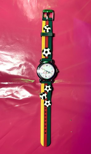 Watch Kids Soccer Sports Youth Unisex Silicone Colorful Adjustable Band Analog - Picture 10 of 11