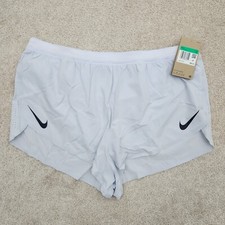 Nike Men XL AeroSwift Men's Dri-FIT ADV 2" Brief-Lined Running Gray FN3349-085